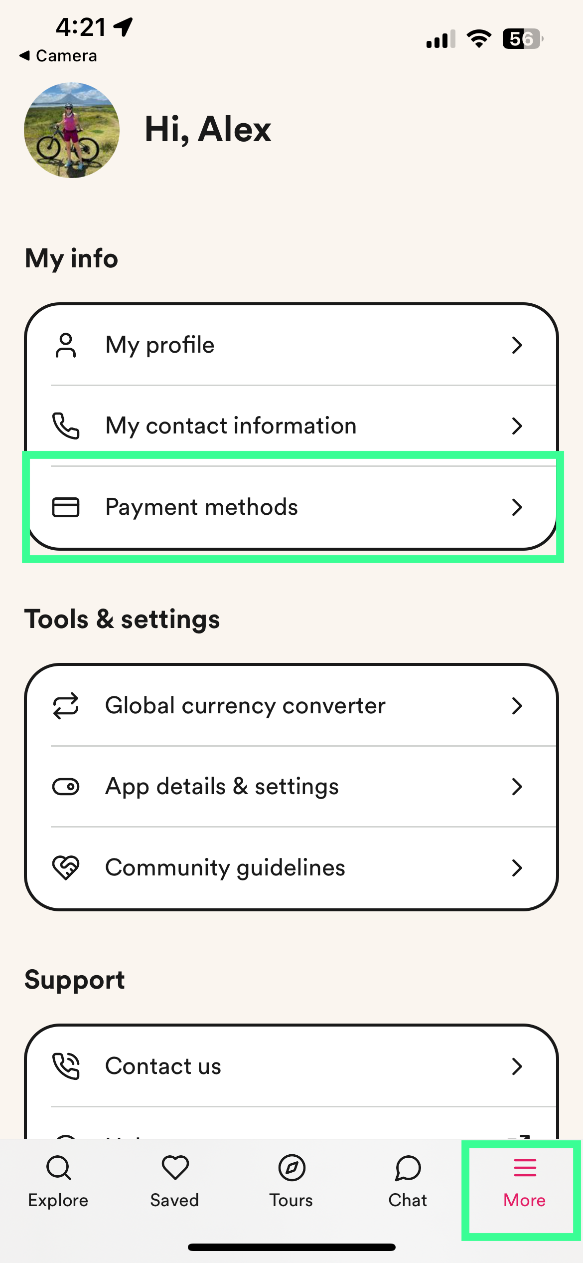 mobile_find saved payments.PNG